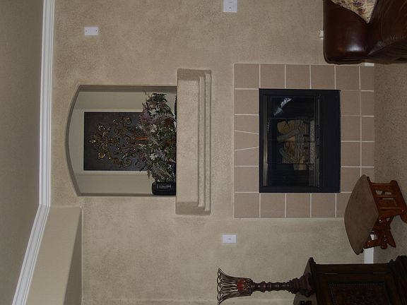 fireplace in living room