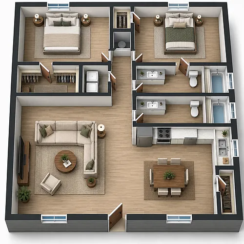 Floor plan 185 Westside Dr