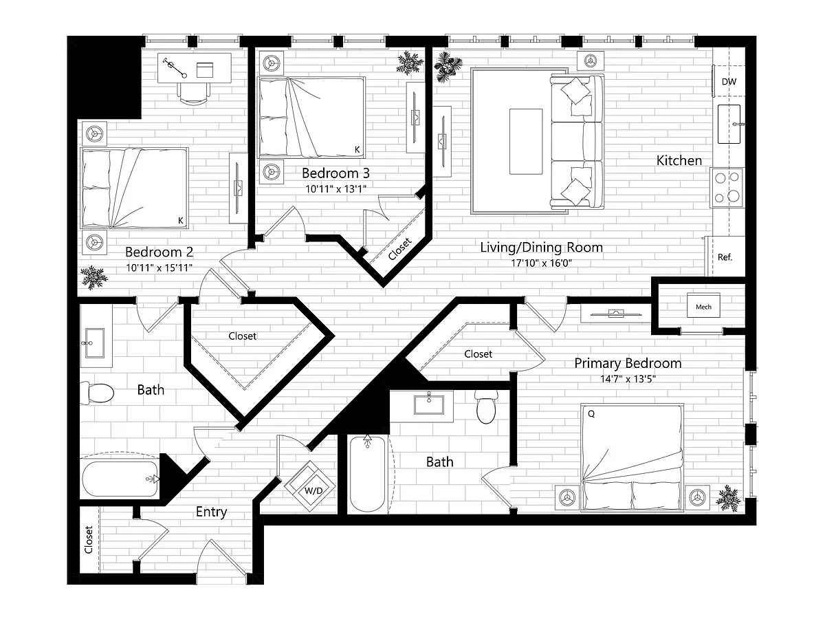 Floor plan C2