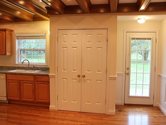 Kitchen: sink with view to yard