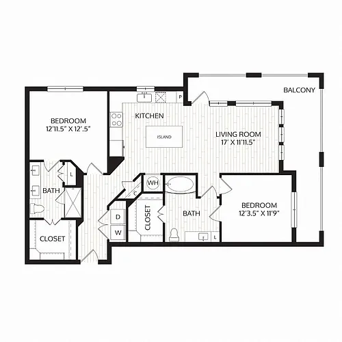 Floor plan B50