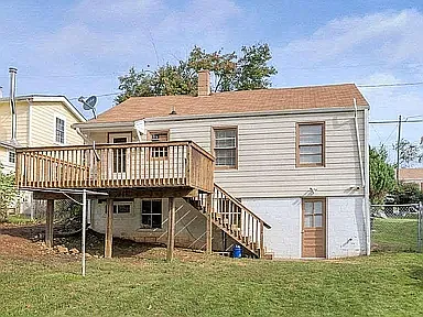 Back yard view - Basement unit