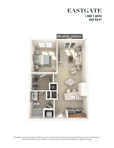 Floor plan Eastgate