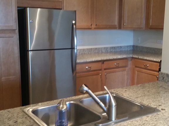 View of kitchen from island
