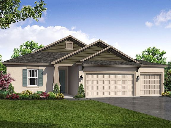 Sweetwater 3-car home exterior Coastal elevation