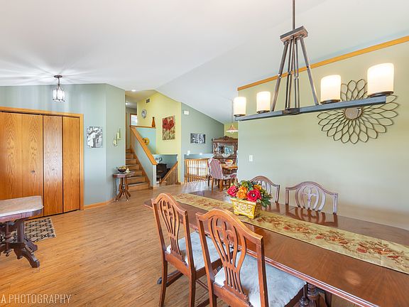 (Really the Living Room), looking out towards stairs to lower and upper levels.