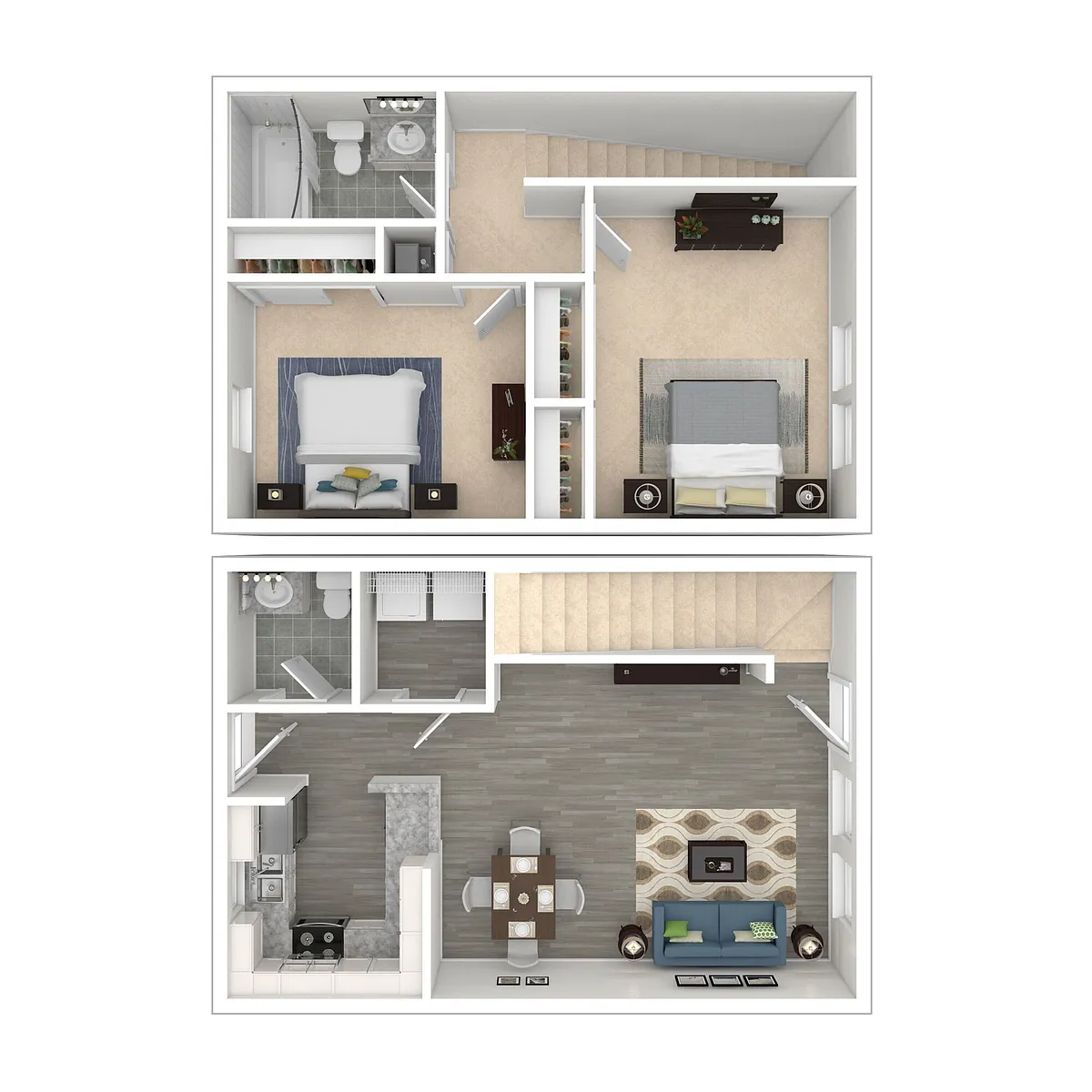 Floor plan 2X15