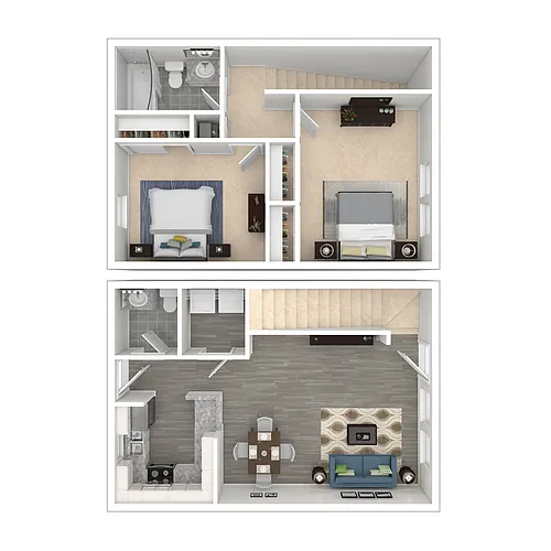 Floor plan 2X15
