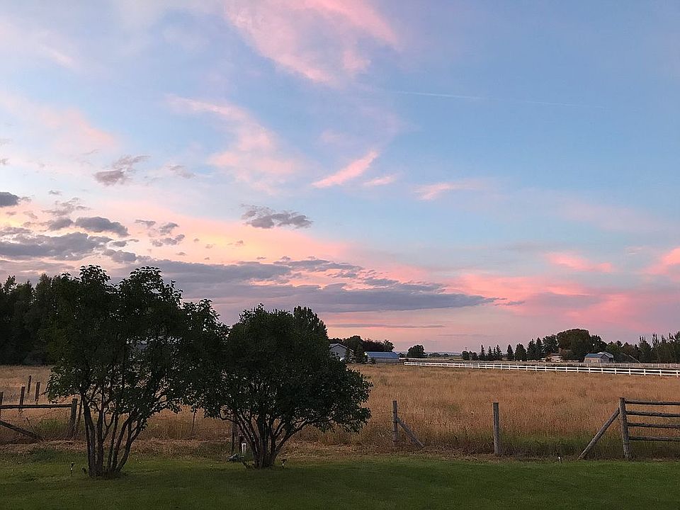 Back yard view from deck.