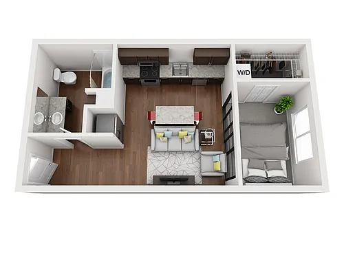 Floor plan Studio M1