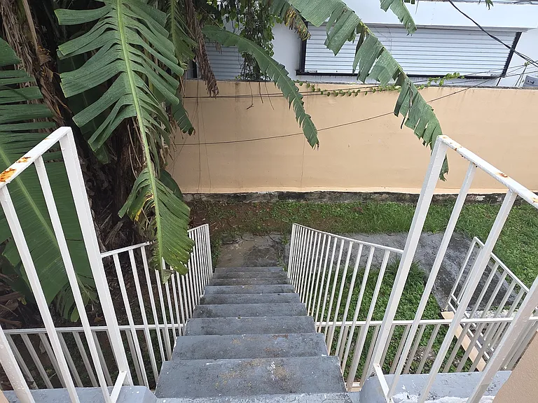 Private staircase leading to your private entrance.