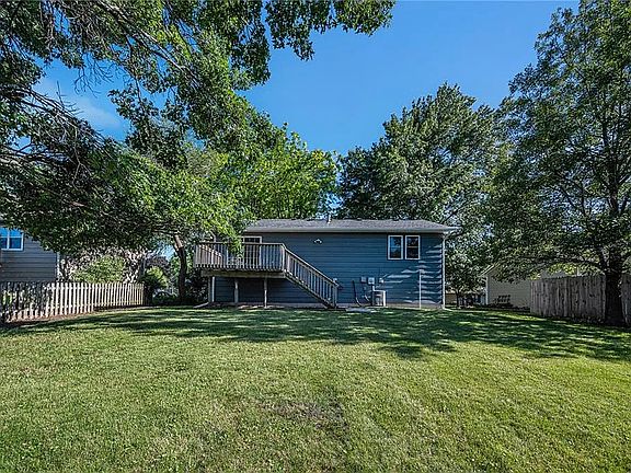 Backyard of property