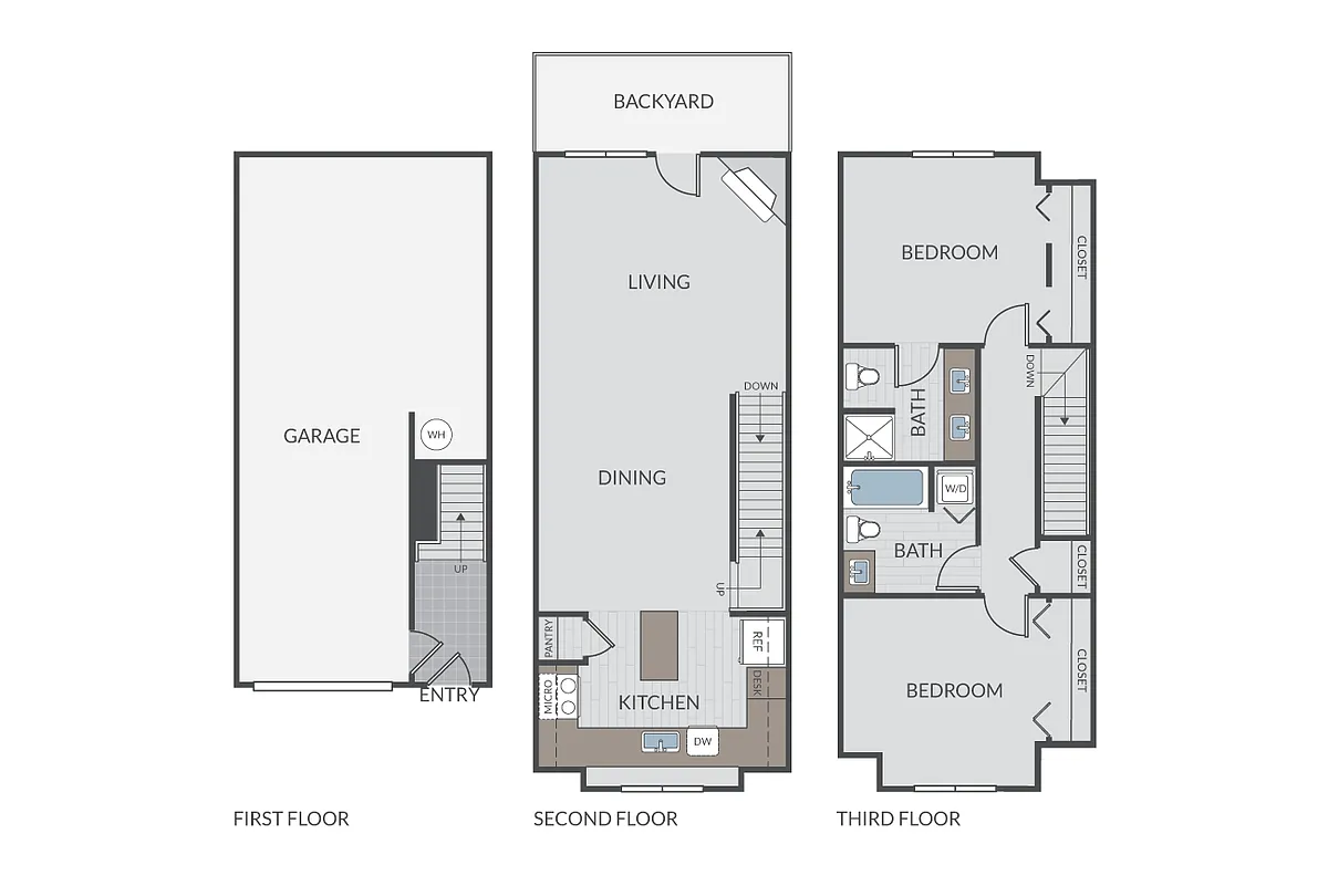 Floor plan Trillium Townhome