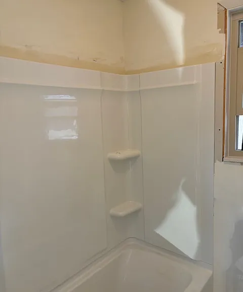 new shower