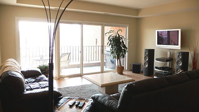 Large Windows With Downtown Views