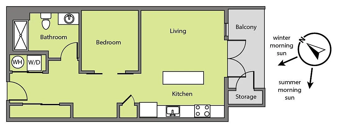 Floor plan 203 Rio Grande