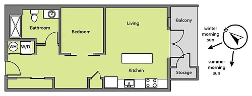 Floor plan 203 Rio Grande