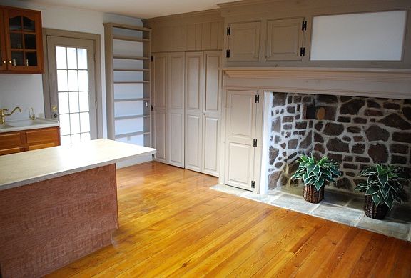 kitchen Walk In Fireplace