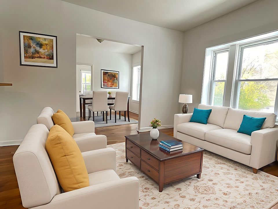 Living/Dining Staged