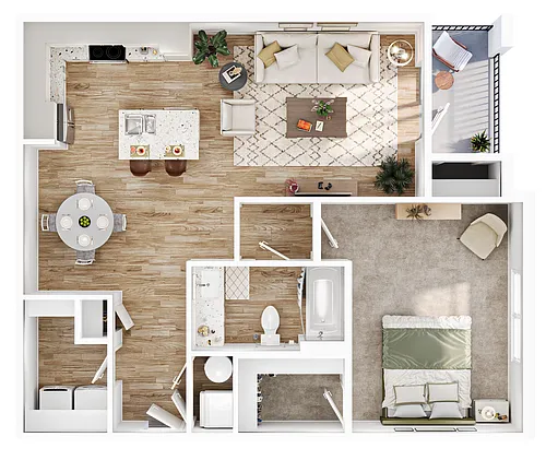 Floor plan The Blue Line