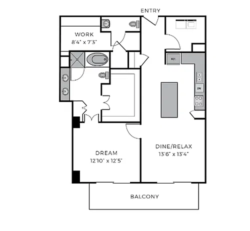 Floor plan B1