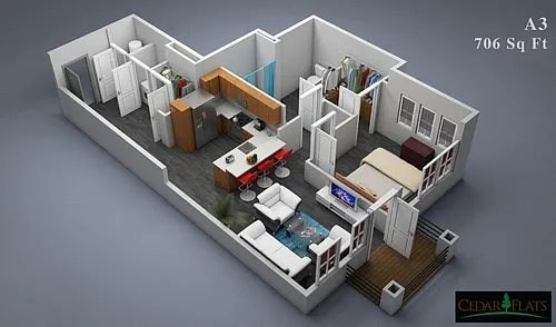 Floor plan A-3