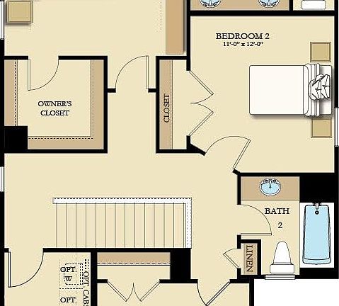 Second floor plan
