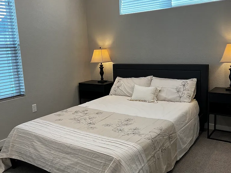 One of the 3 bedrooms upstairs