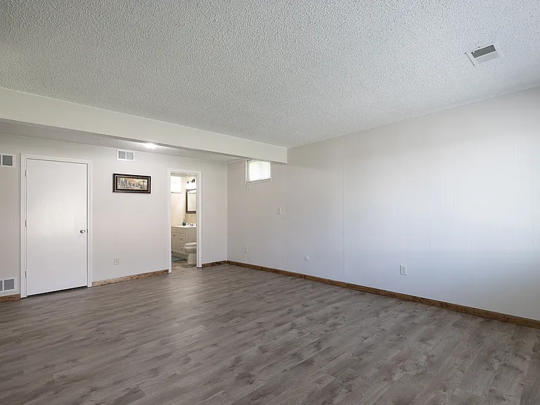 1st floor Rec room with half bath. Garage level