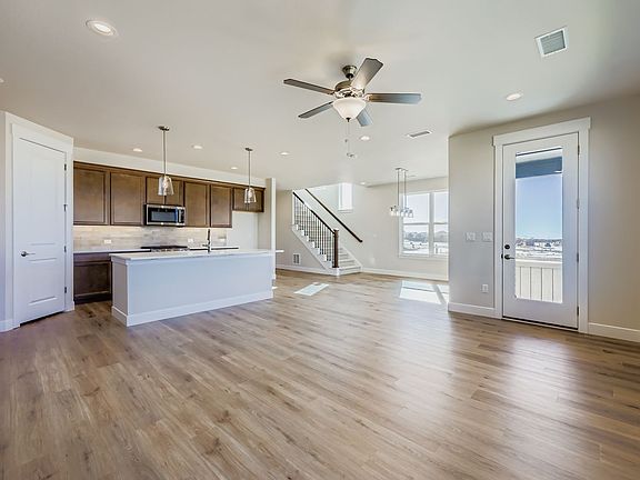 Representative photo of Plan C303 kitchen living room