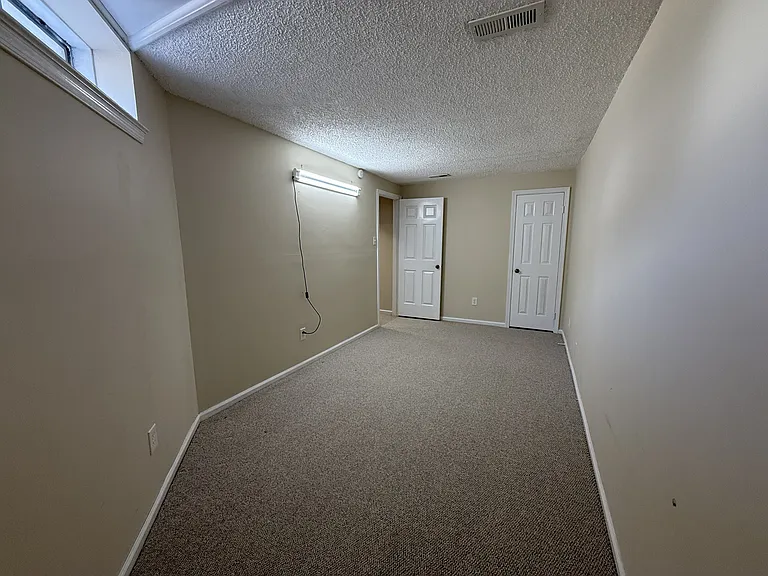 Basement bedroom