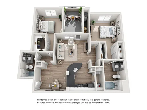 Floor plan Magnolia 1075