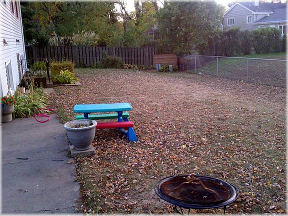 Fenced Backyard