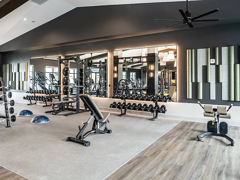 State-of-the-art fitness center