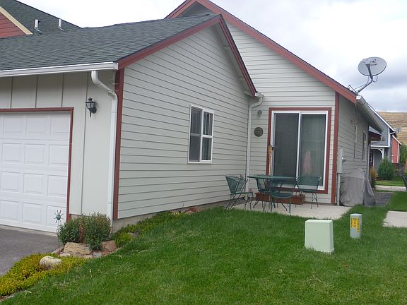 Two car garage and patio
