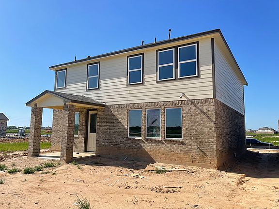 Construction progress - backyard with covered patio