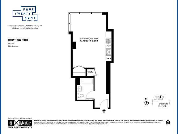 2nd image of 420 Kent Ave APT 1907