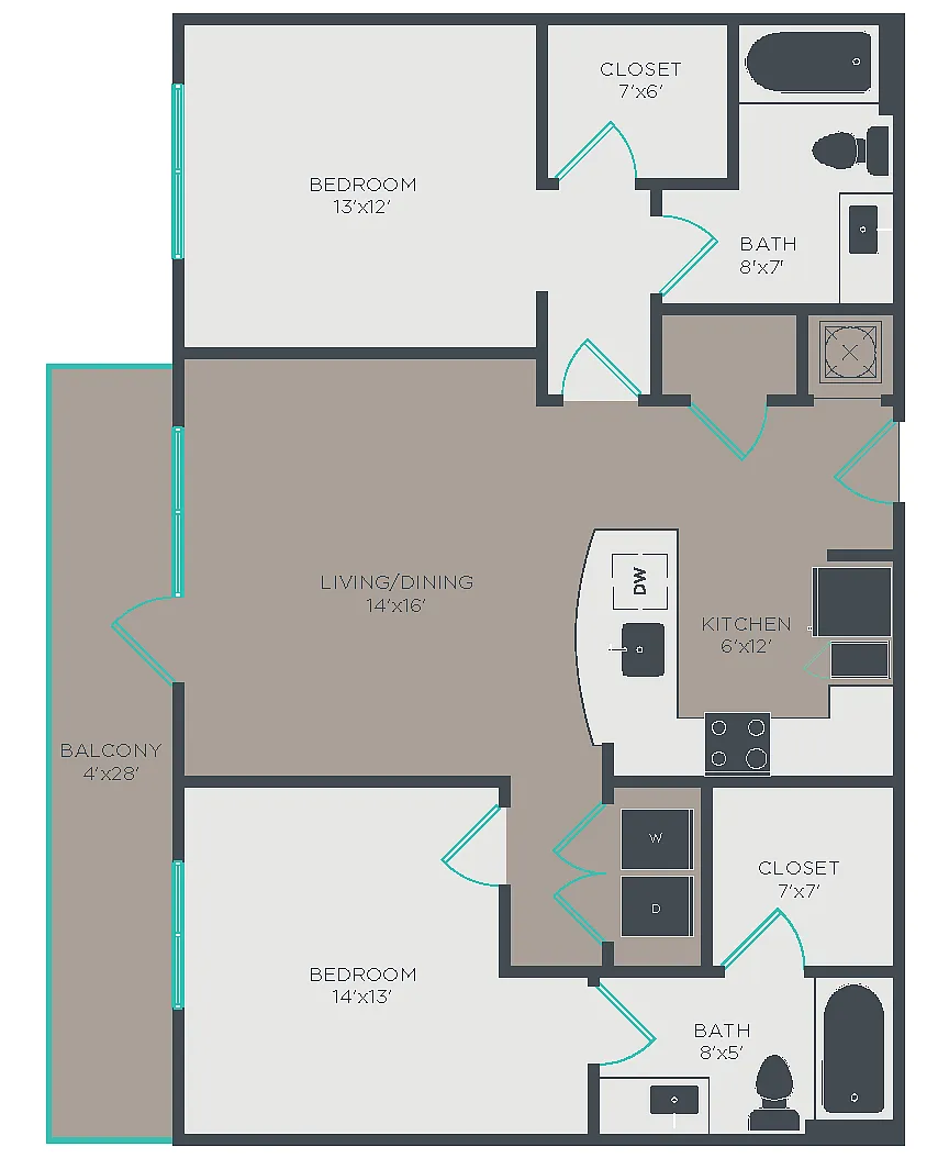 Floor plan B3