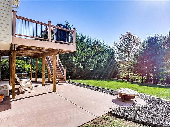 Patio and back yard