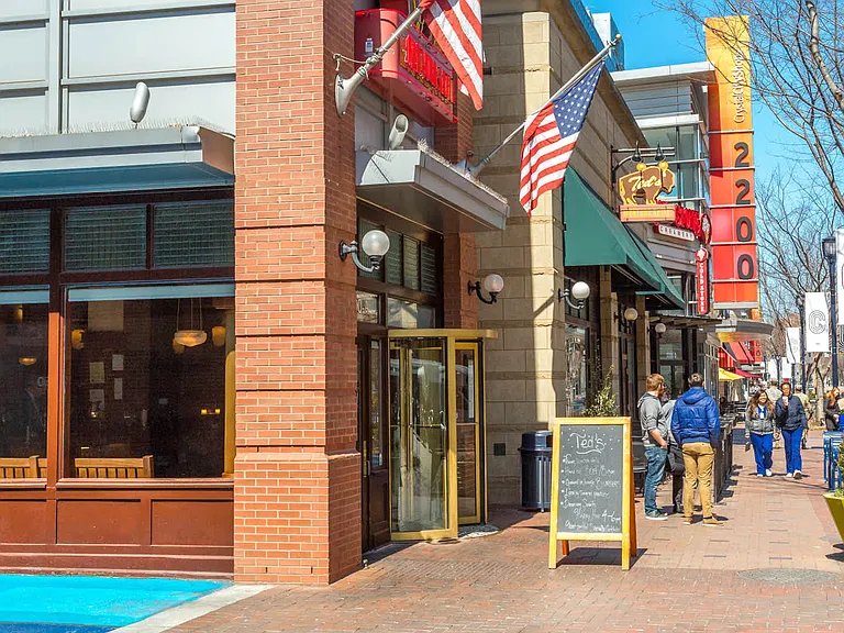 Steps away from the Crystal City Shops.