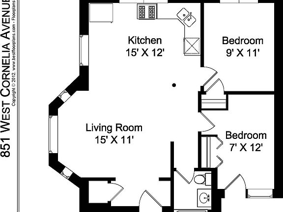 3rd image of 851 W Cornelia Ave APT Gdn