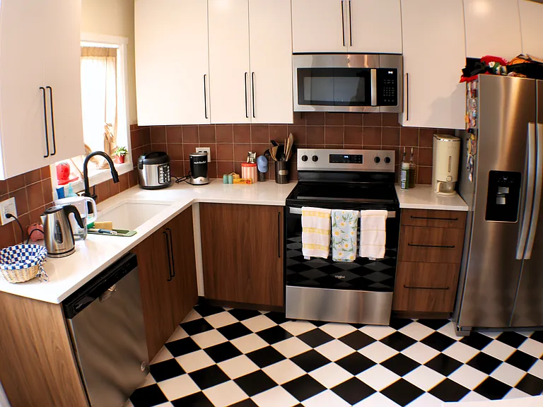kitchen - stainless steel appliances