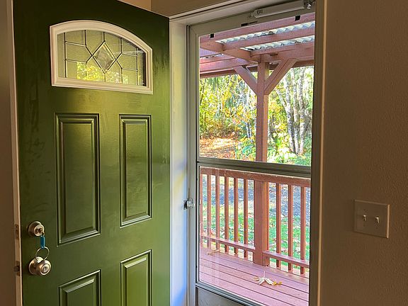 front door out to porch