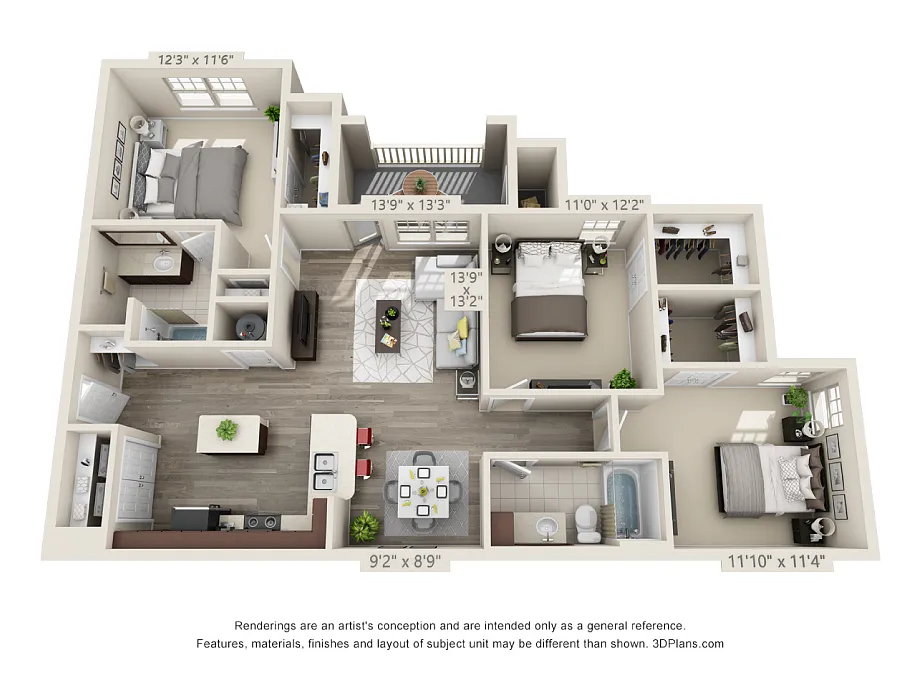 Floor plan C1