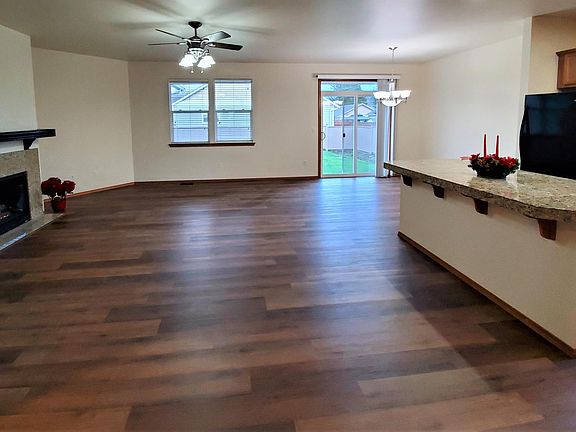 A great space with access to the rear covered patio for entertaining.