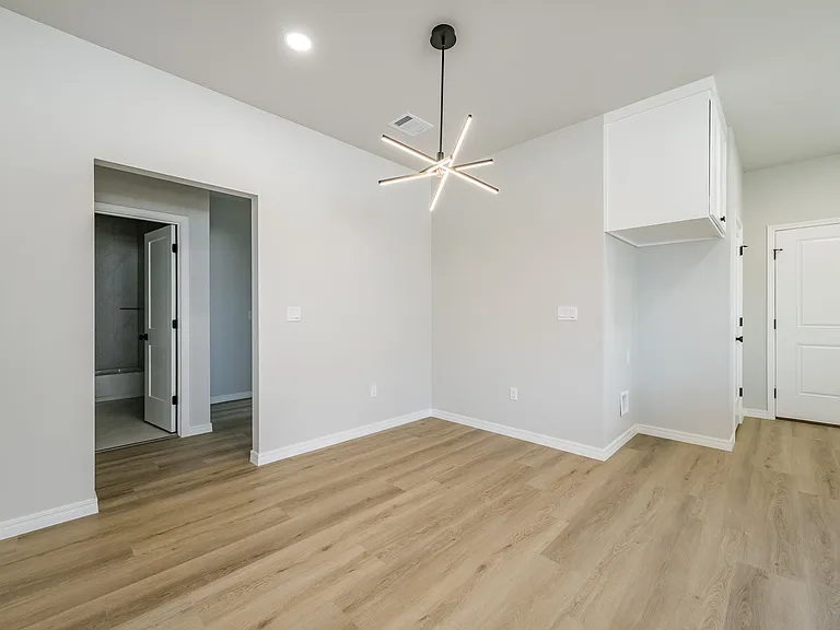 Dining area looking from living room.