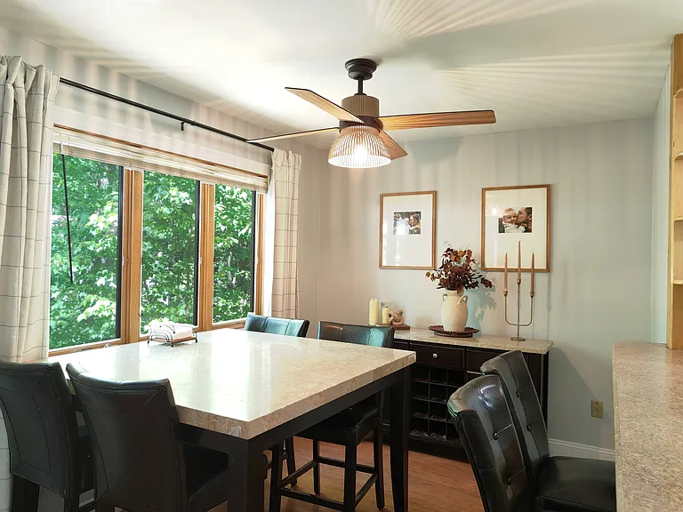 Dining room area next to kitchen
