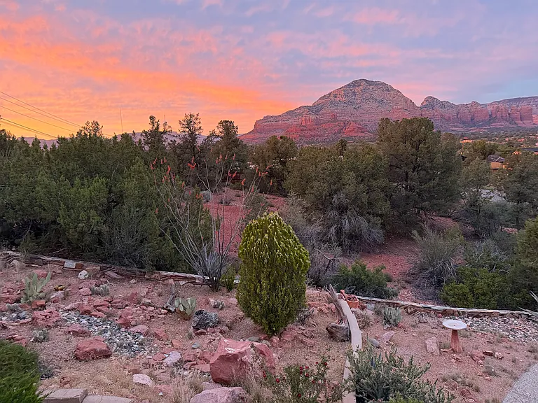 Stunning Sunset from the side of the house