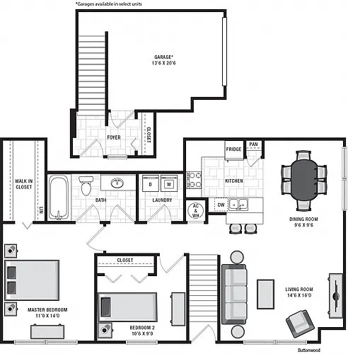 Floor plan Buttonwood