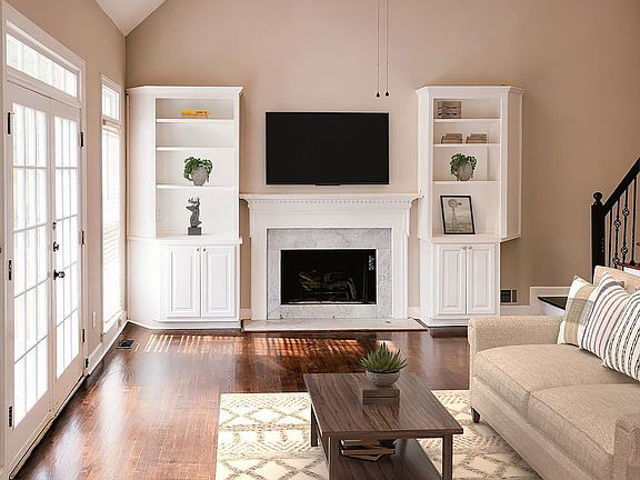 Family Room With French Door